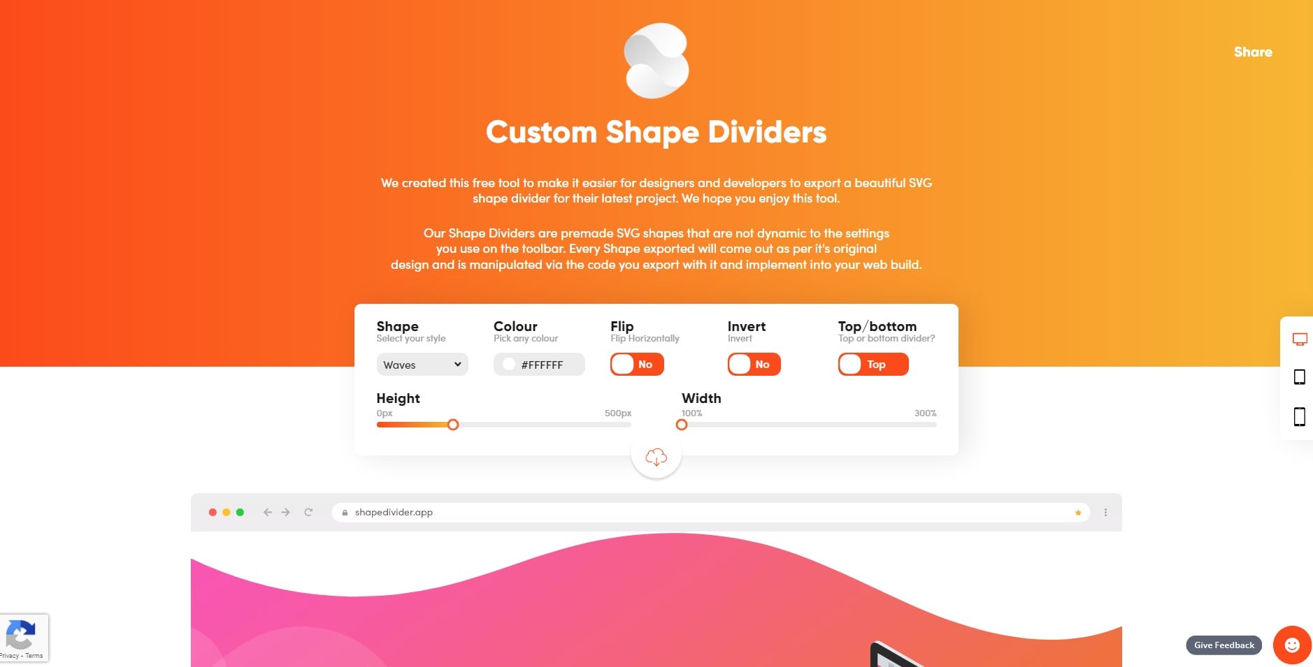 Custom Shape Dividers